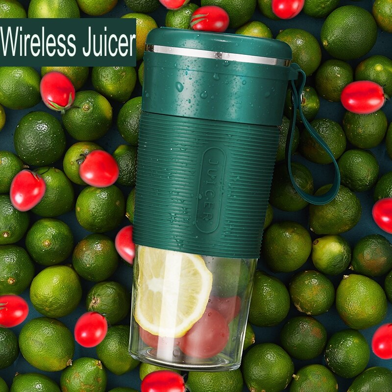 Draagbare Blender Usb Charge Vruchten Verpletteren Smoothie Mengen Cup Juice Maker Juicer