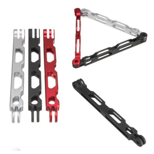 Scls Aluminium Extension Arm Metalen Pole Mount Helm Voor Gopro Hero 2 3 3 + 4 SJ4000