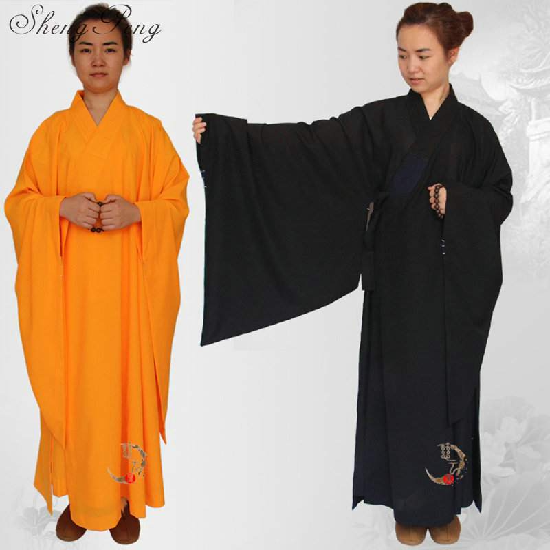 Buddhistiske munkeklæder tøj shaolin munketøj kvinder shaolin munke uniform kung fu robes  q271