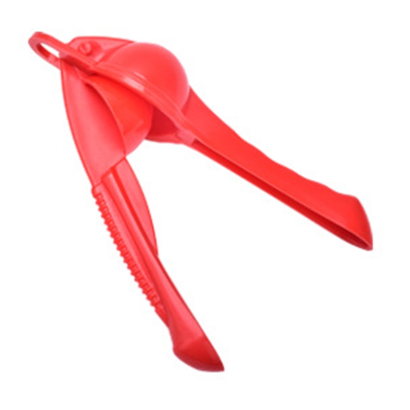 Lemon Squeezer Premium Plastic Manual Citrus Juicer Premium Metal Lime Squeezer Lemon Juicers Hand Juicer Squeeze Lemons: Red