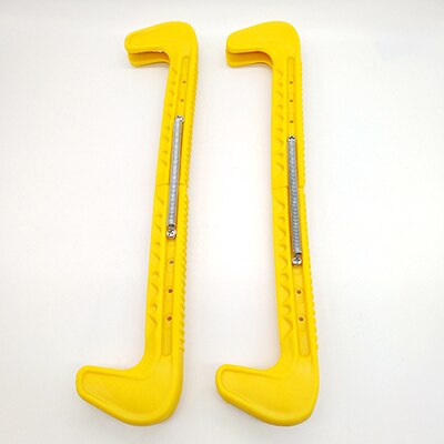 Spedizione gratuita pattini da ghiaccio per adulti copertura lama adatta lunghezza lama 30-33 cm: Di Colore Giallo chiaro