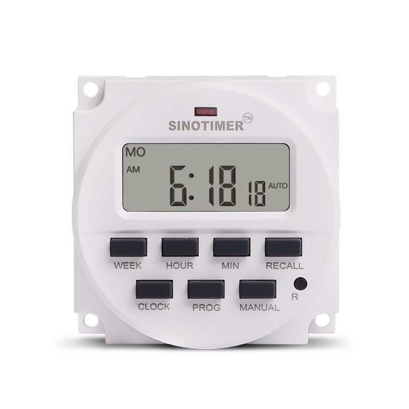 AC 220V LCD Digital Programmierbare Timer Schalter mit Countdown-Zeit Funktion