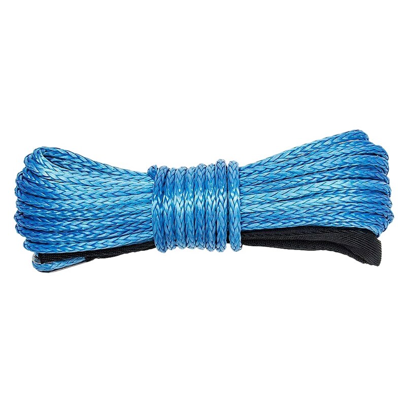 Synthetic Winch Rope, 1/4 x 50Ft Synthetic Winch Rope Line Cable for ATV UTV SUV Truck Boat Winch