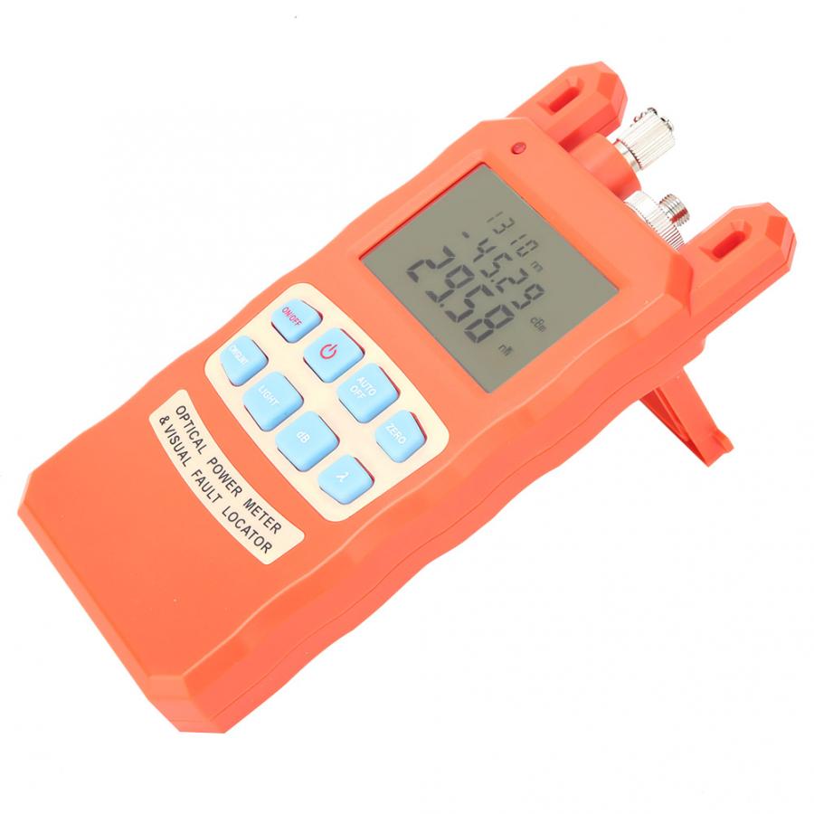 Portable All in All Fiber Optical Power Meter Visual Fault Locator Fiber Optic Cable Tester Handheld Fiber Optical Power Meter