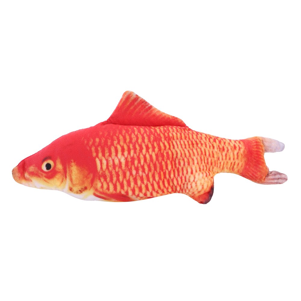 dotykać bicie elektryczna ryba pluszowa zabawka 30CM z ładowaniem USB symulacja ryba zabawka dla kota odpowiednia dla zwierząt domowych plus paczka mennic