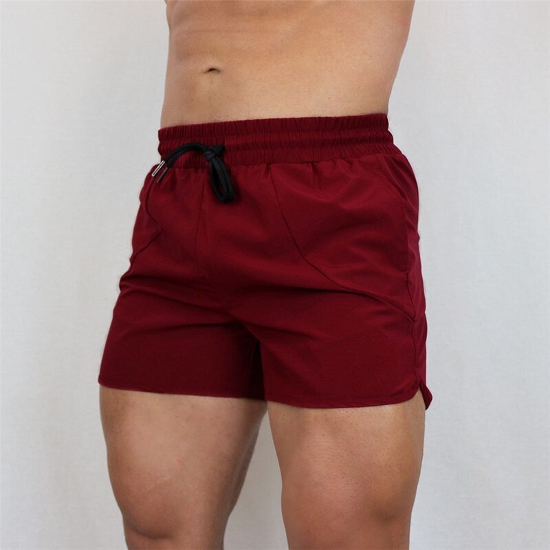 Pantalones cortos de gimnasio para hombre, Shorts deportivos para correr, Fitness, secado, tenis, baloncesto, deporte de fútbol, entrenamiento, novedad de