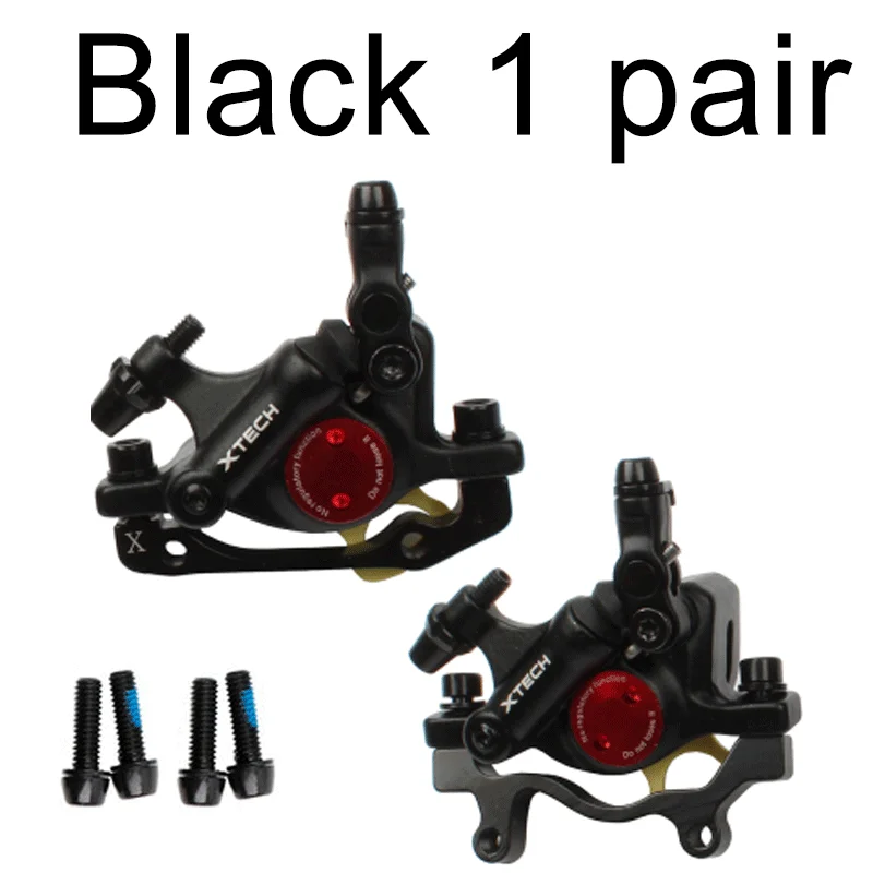 ZOOM XTECH HB100 Hydraulic brakes mtb Cable Pulling bicycle brake caliper Disc bike zoom brake for Xiaomi M365 Electric Scooter: Red
