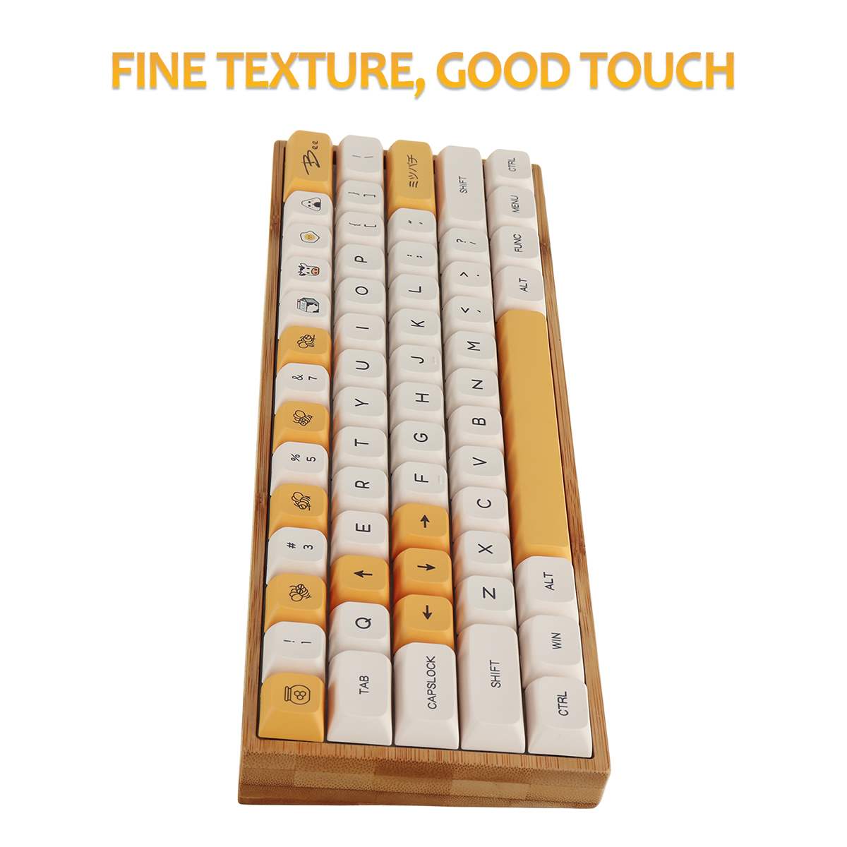 Keycaps 140 nøkkel pbt keycap farge-under xda profil melk hvit honning japanske eller engelske keycaps til spilling mekanisk tastatur