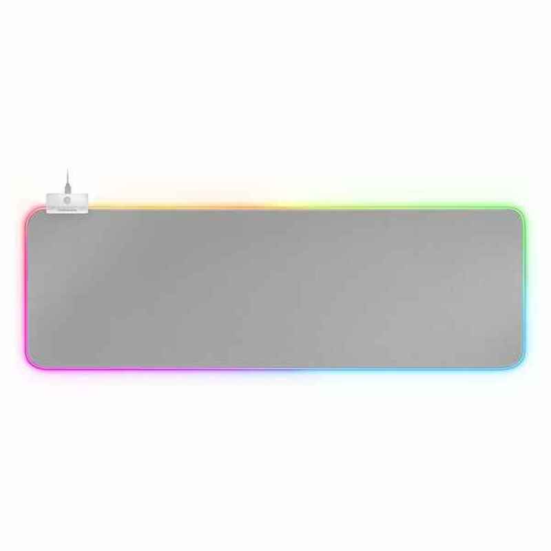 Mouse Mat Mars Gaming MMPRGB2S LED RGB White