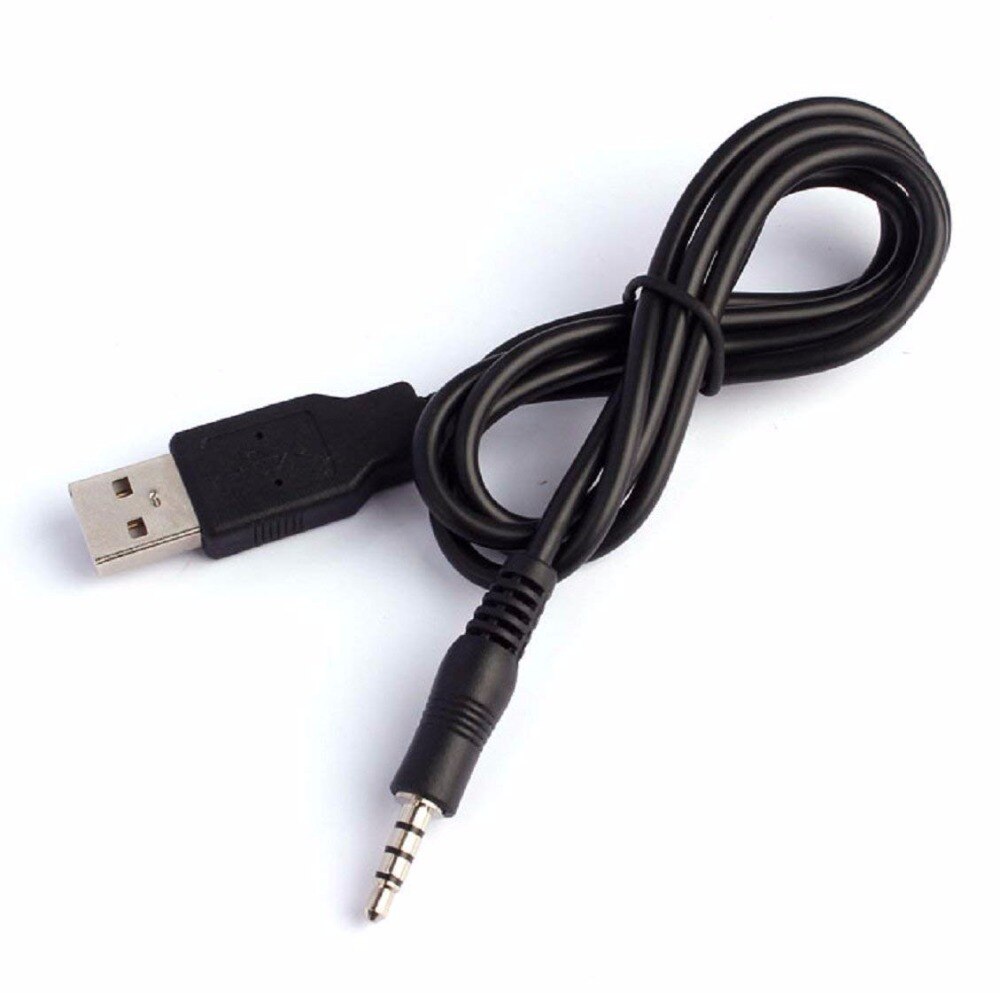 3.5mm Male AUX Audio Jack Naar USB 2.0 Male Charge Cable Adapter Cord 3 Voeten