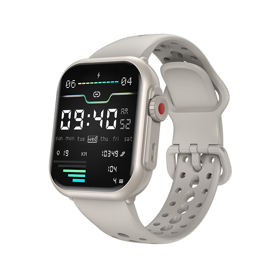 Smartwatch per uomo e donna, batteria da 1000 mAh, 100 giorni di pausa, schermo HD da 1,85", fitness inseguitore, IP68 impermeabile, cardiofrequenzimetro/monitoraggio del sonno, per androide/iPhone: verde