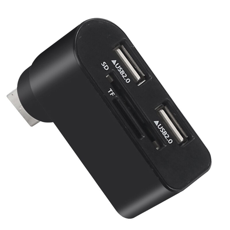 Usb 2,0 Naben 2 Hafen USB Energie Schnittstelle mit TF SD Kartenleser für NotebookComputer Laptop Zubehör USB Hub