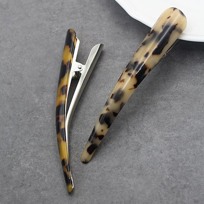 HUANZHI-pinzas en forma de garra para el cabello para mujer, pasadores coloridos Yin Yang para el cabello, accesorios para el cabello