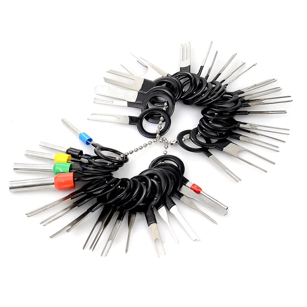 3/8/11/29/36/38/41pcs Car Plug Terminal Removal Tool Pin Needle Retractor Pick Electrical Wire Puller Hand Tools Kit