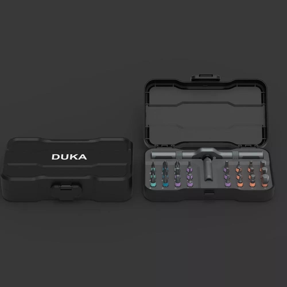 Xiaomi Duka RS1 24 in 1 Screwdriver Set Ratchet Wrench Screw driver Kit S2 Magnetic Bits Tools Set Mi DIY Household Repair Tools