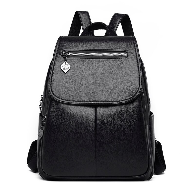 Borsa a tracolla per zaino in pelle PU da donna per zaino da scuola multifunzione per ragazze adolescenti: Default Title