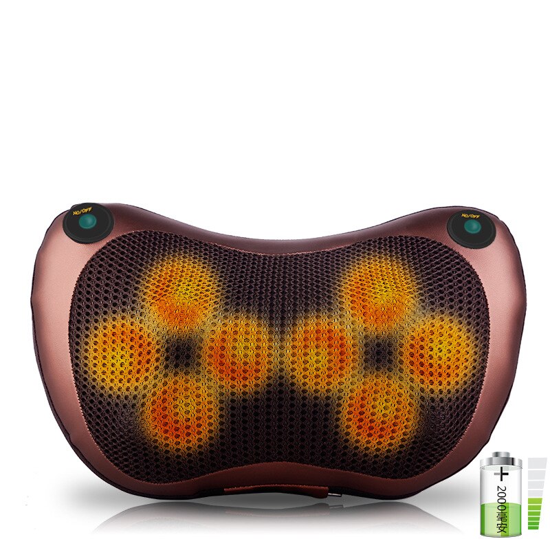 Massager Neck And Back Massage Roller Electric Shiatsu Massage Pillow Body Massager Electric Massage Cushion For Home Auto