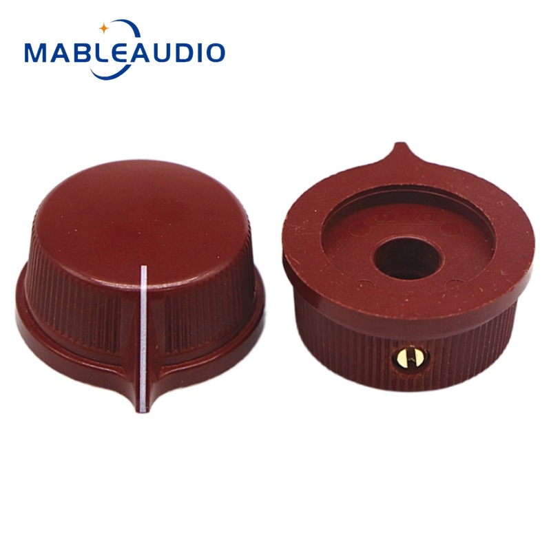 Amplificador de sonido de guitarra, potenciómetro de altavoz, interruptor de guitarra, perilla de baquelita Circular de 25,5x12,5mm: Rojo