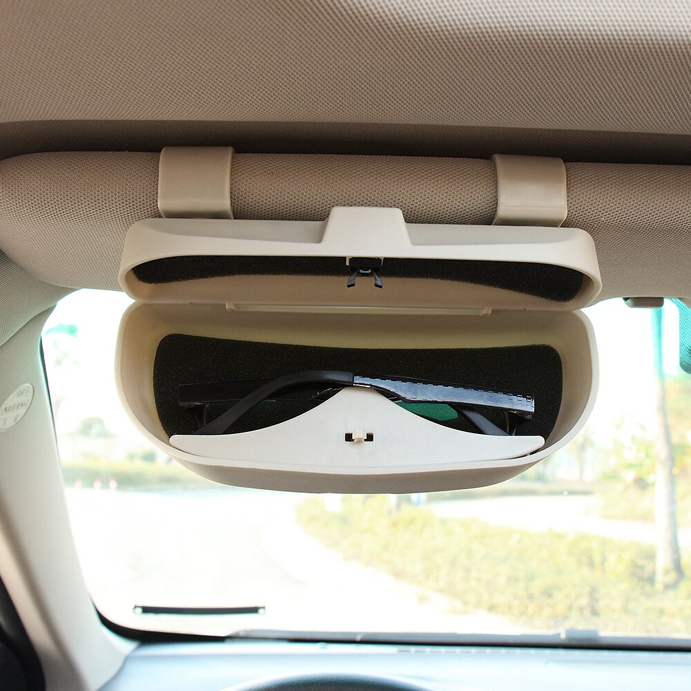 Car Glasses Box Storage Holder Sunglasses Case for Land Rover LR4 LR2 Evoque discovery 2 3 4 freelander 1 2 Range Rover