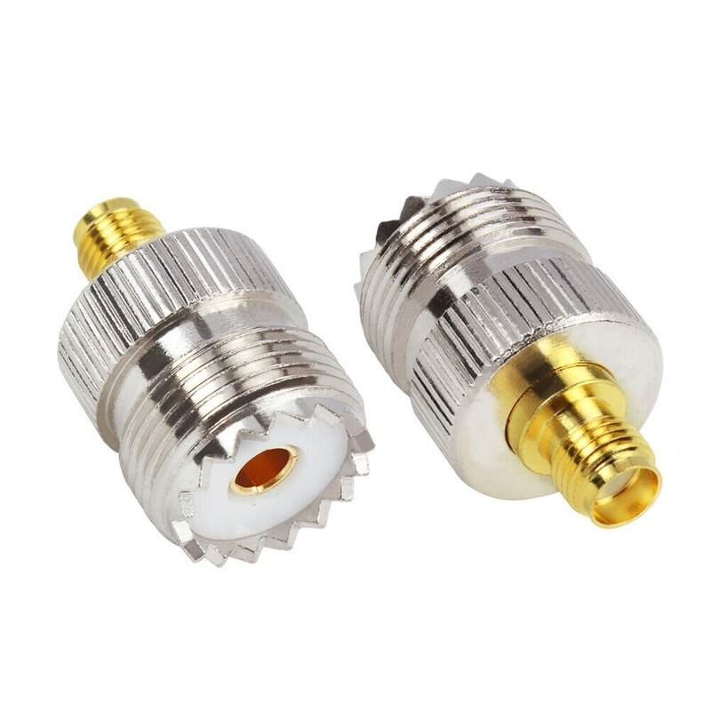 SO-239 SO239 Female Jack To SMA Male Plug Connector RF Coaxial Coax Adapter