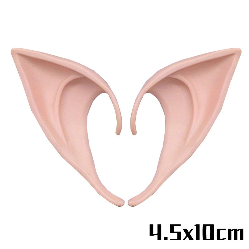 Angel Elf Oren Halloween Elf Oren Kostuum Props Cosplay Wees Prothetische Oor Tips Accessoires Latex Oren Elke Thema Party: 4.5x10cm