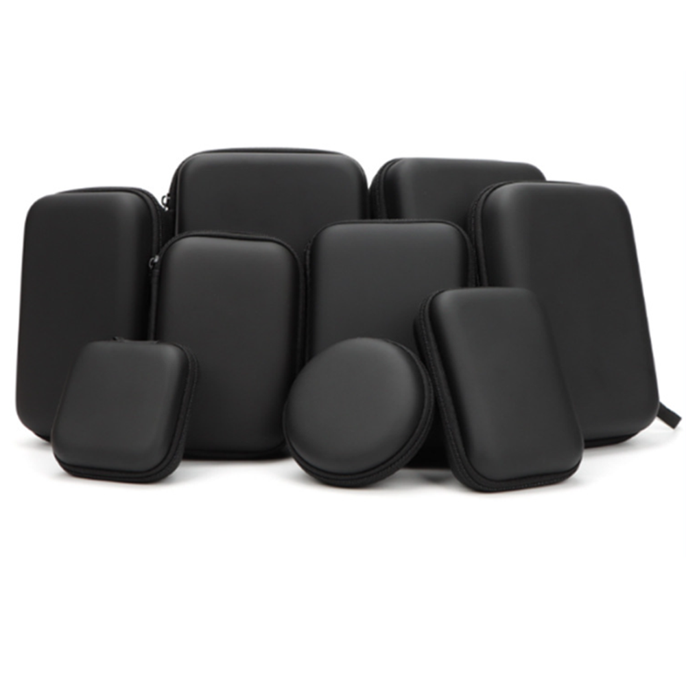 Organizer buideltas, reisorganisatortas Draagbare multifunctionele tas voor kabel, snoer, oplader, harde schijf, oortelefoon zwart