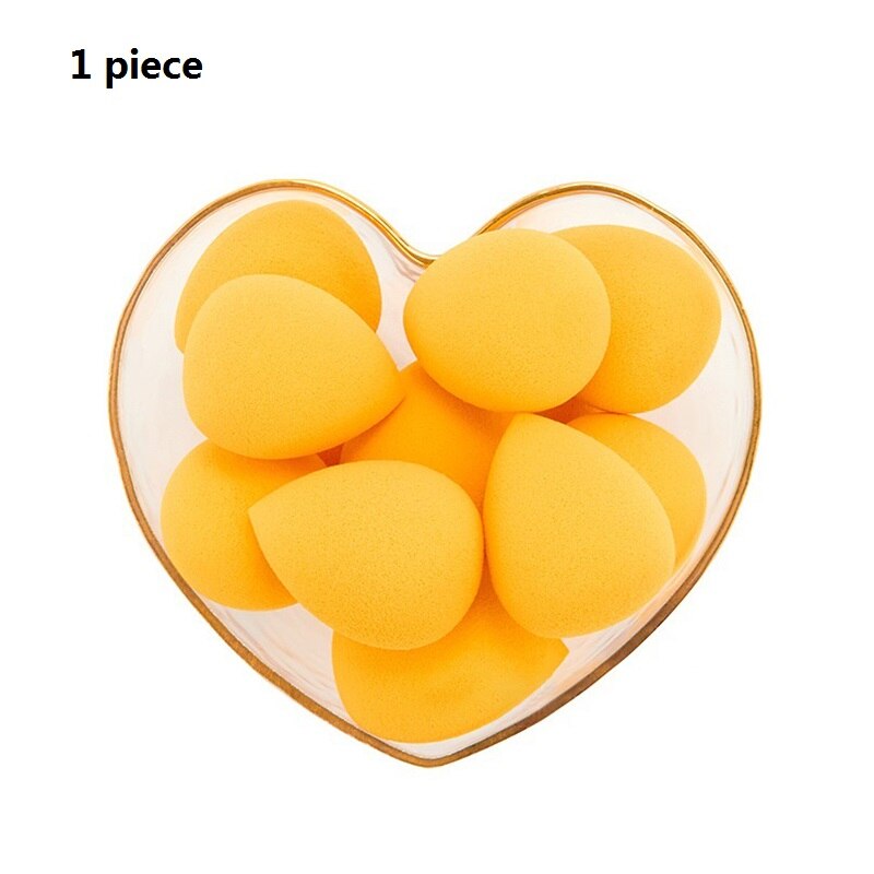 1piece Mini Soft Makeup Foundation Cosmetic Puff Water Gourd Shape Make Up Sponges Smooth Face Makeup Tools: 10