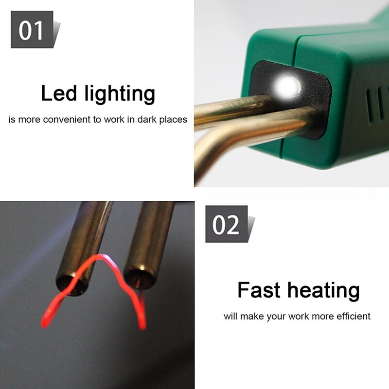 Stapler Plastic Welding Machine,Car Bumper Repair Kit Crack Repair Repair Melt Welding Hand Car Tool Kit EU Plug