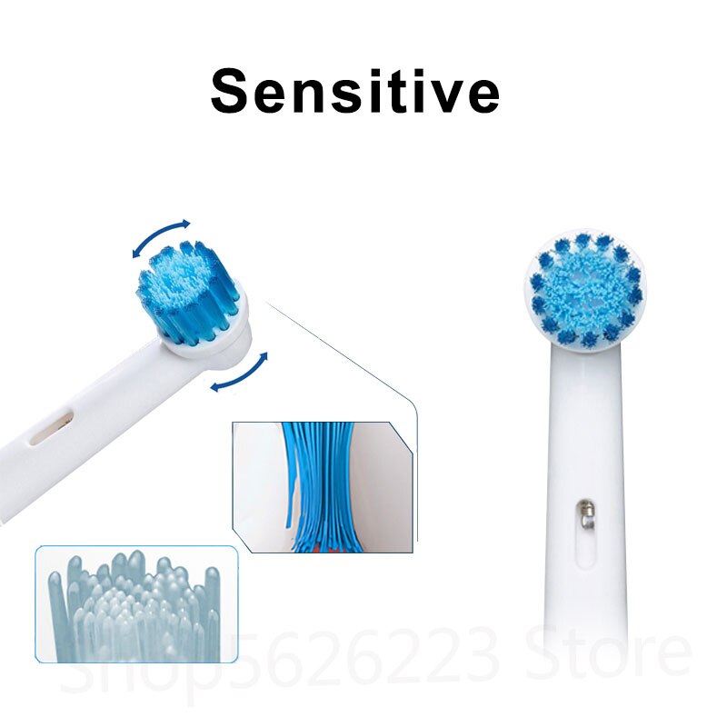 8pcs Electric Toothbrush Nozzles For Oral B 3D Too... – Grandado