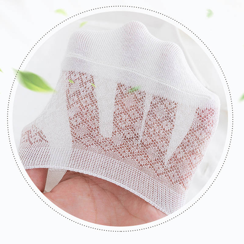 5 Pairs/Lot Invisible Candy Cotton Breathable Socks Non-Slip Mesh Women Summer Girls Casual Short Ankle Boat Low Cut Lady Sox