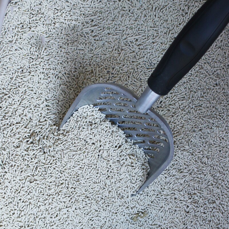 Hollow Pet Cat And Dog Metal Garbage Shovel Cat Litter Shovel Stainless Steel Mesh Cat Litter Cleaning Supplies