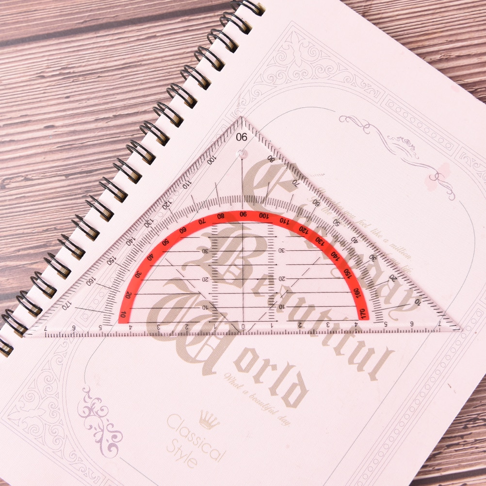 15cm Multi-function Square Triangle Scale Engineering Ruler Stationery Office Students Protractor Measurement Rulers