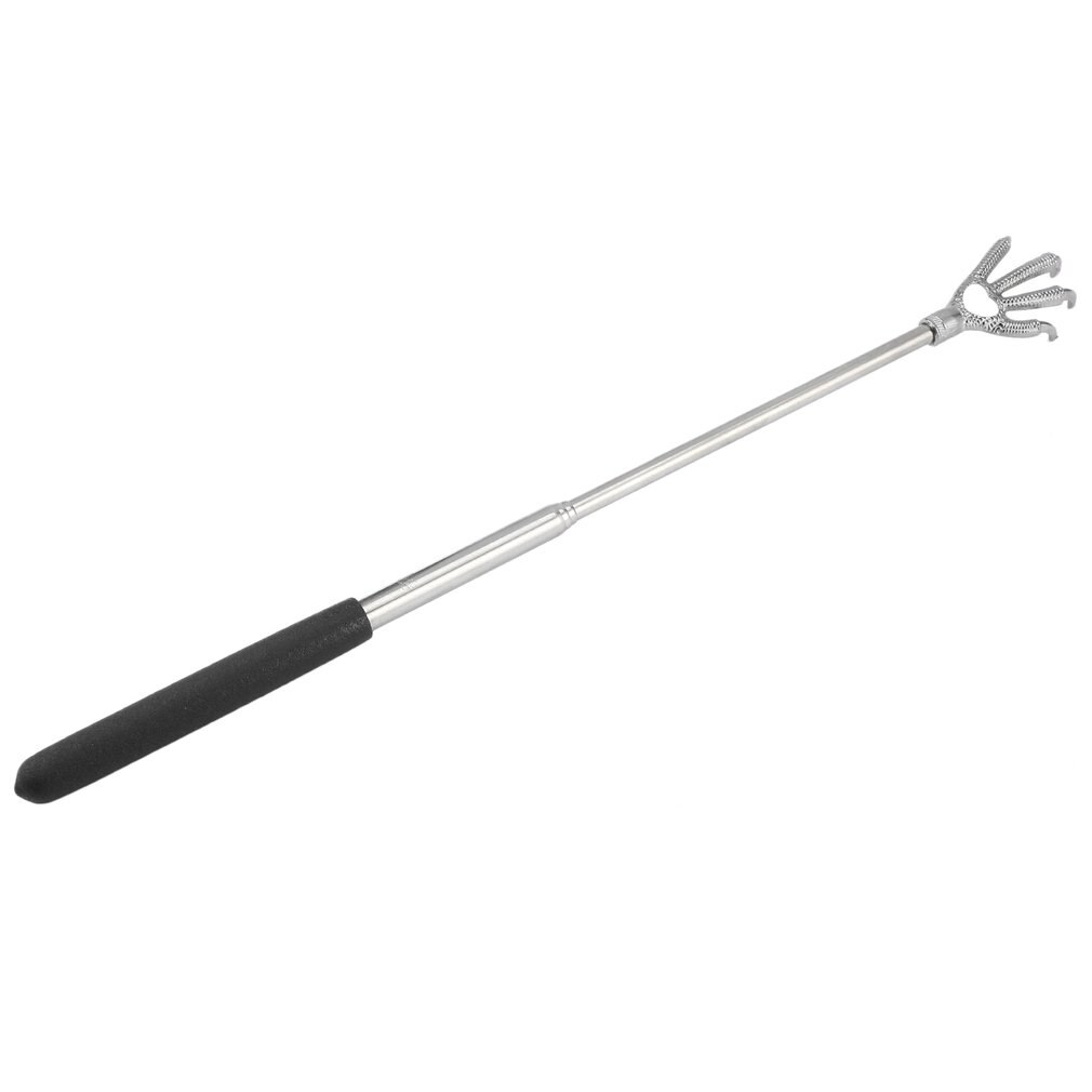 Telescopic Scratching Back Scratcher Back Massager Kit Back Scraper Extendable Telescoping Itch Health Products Hackle: black