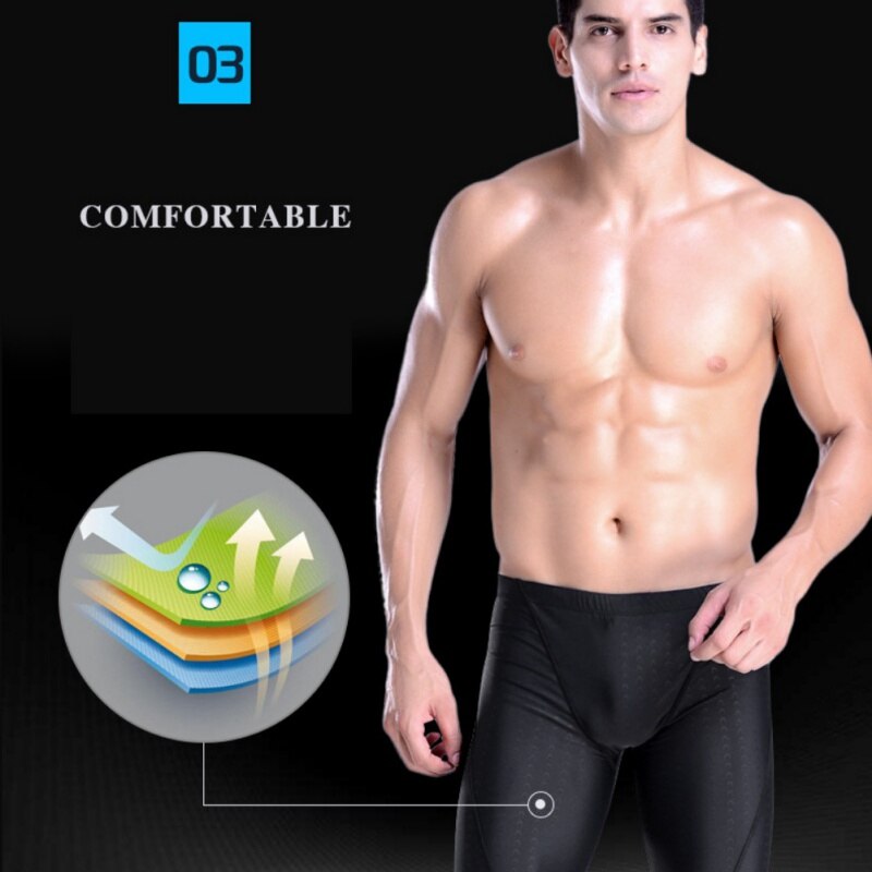 Summer Men's Swimming Set Men Bathing Suit Beach Boxer Shorts Plus Size Swimwear Swim Trunks Glasses Cap Carry Bag