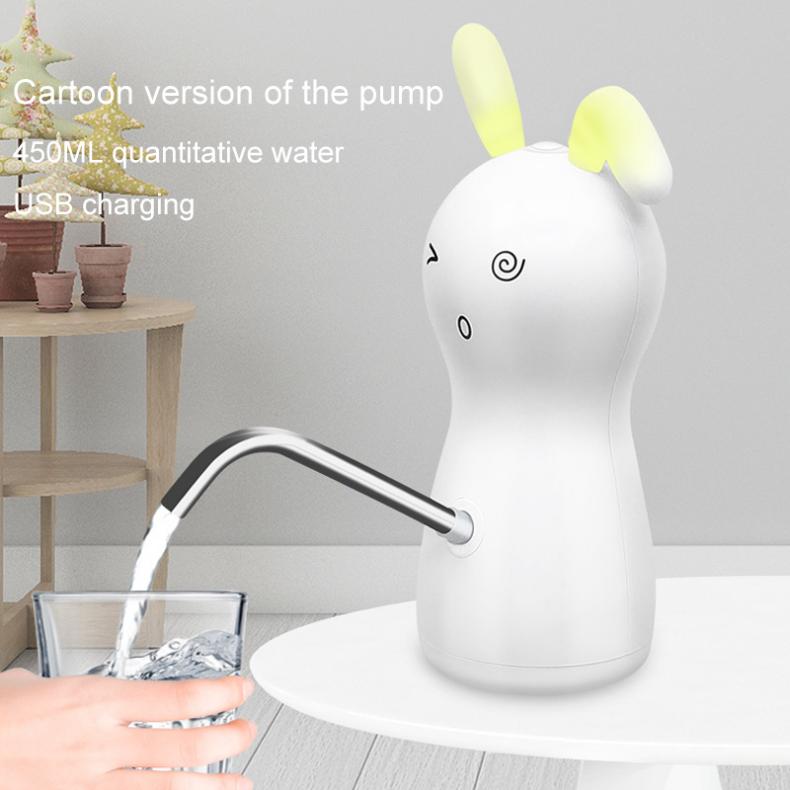 Drinking Water Pumps Portable Push Button Ration Wireless Rechargeable Electric Dispenser Water Pump with USB Cable Water Pump
