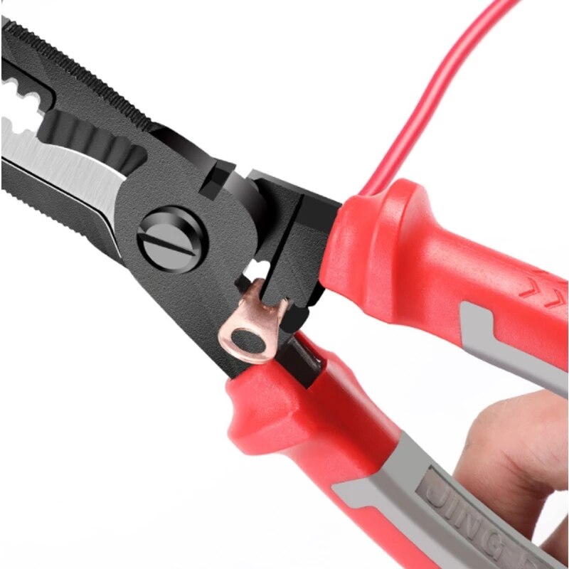 9 in 1 multifunktions elektriker tång lång näsa tång kombinationstång stripper/crimper tång diagonaltång handverktyg