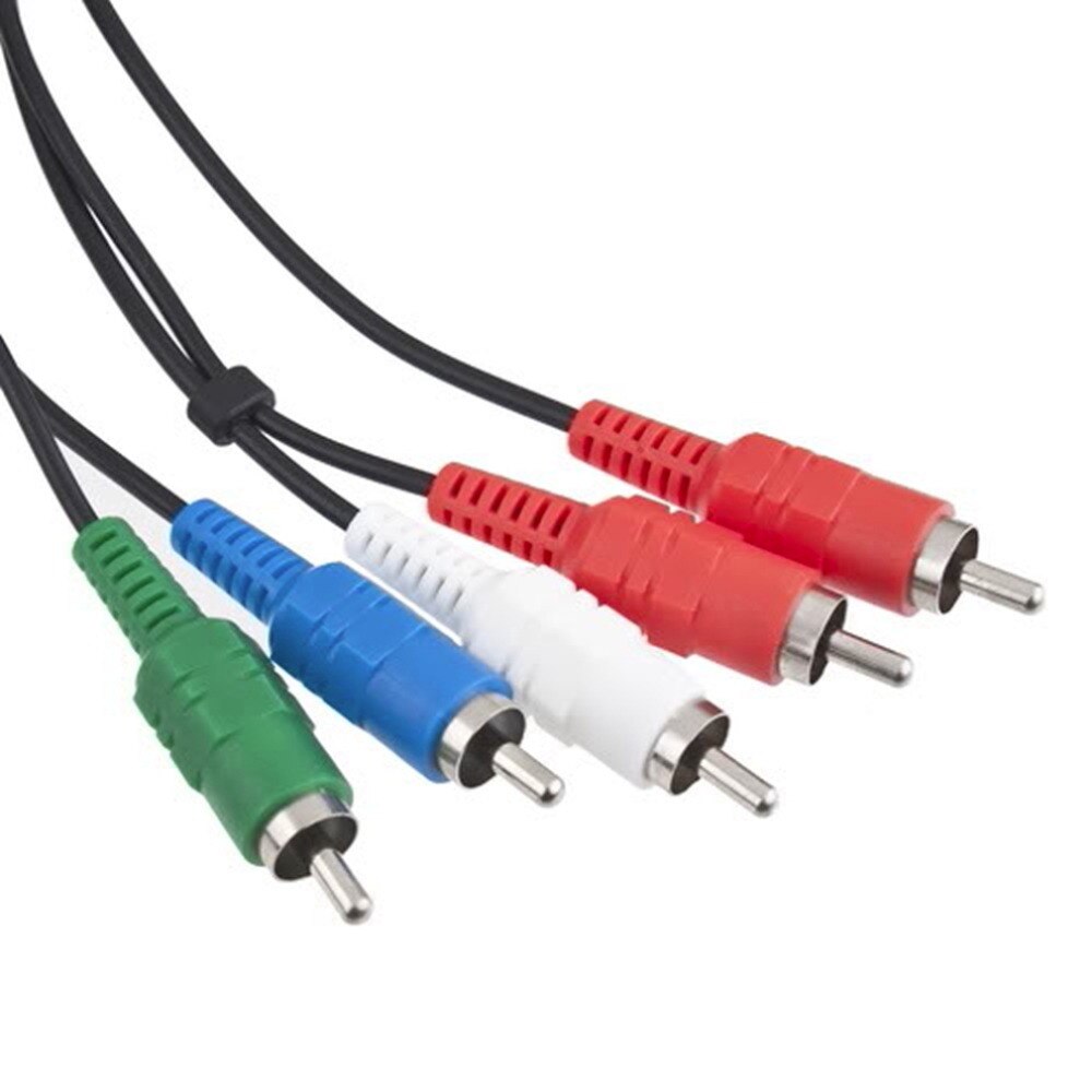 1pcs HD Component AV Video-Audio Cable Cord For PS2 PS3 Slim Component TV AV Video-Audio Cable Cord