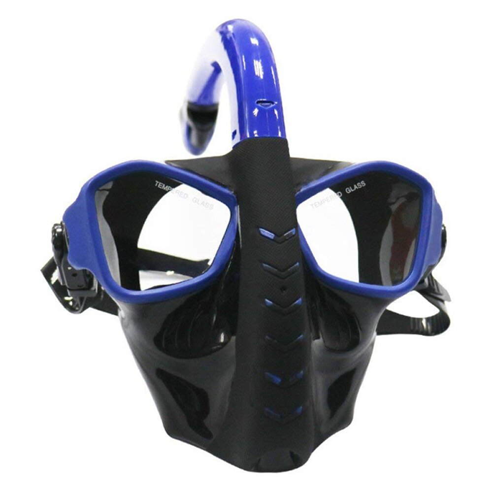 Adjustable Snorkeling Anti Leak Diving Mask Swimming Waterproof Silicone Anti-fog Full Face Equipment Dry Easy Breathing Safe