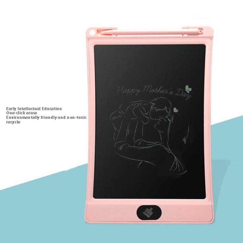 LCD Writing Tablet Electronic Writing Board Suitable for School Students Kids for Kids Home Office: Pink 10inch