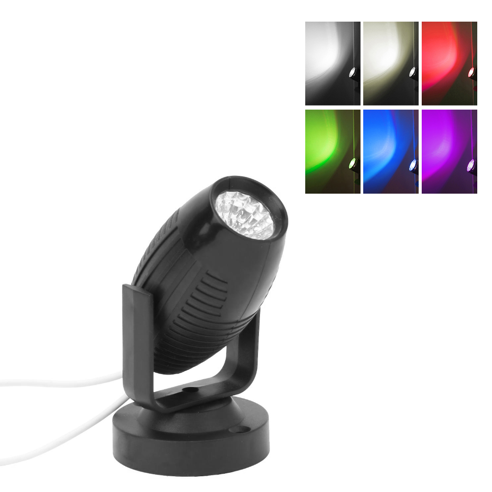 RGB 1W Led Bühne Scheinwerfer Leichte, Tragbare Lampe 360 ° Weiche Geburtstag Party Dance Boden Strahler Disco Bar KTV DJ Beleuchtung: Lavendel