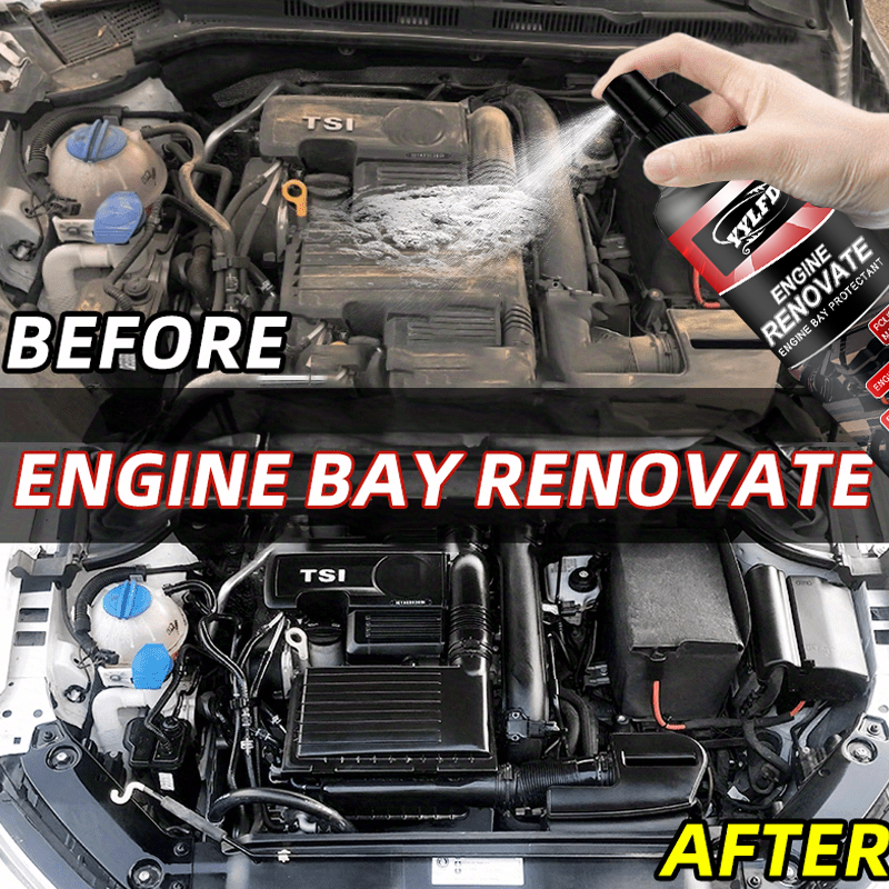 Engine Compartment Cleaner Engine Shine Protector Detail Cleaner Stain Remover Heavy - duty Degreaser for Oil And Cleaning Tools