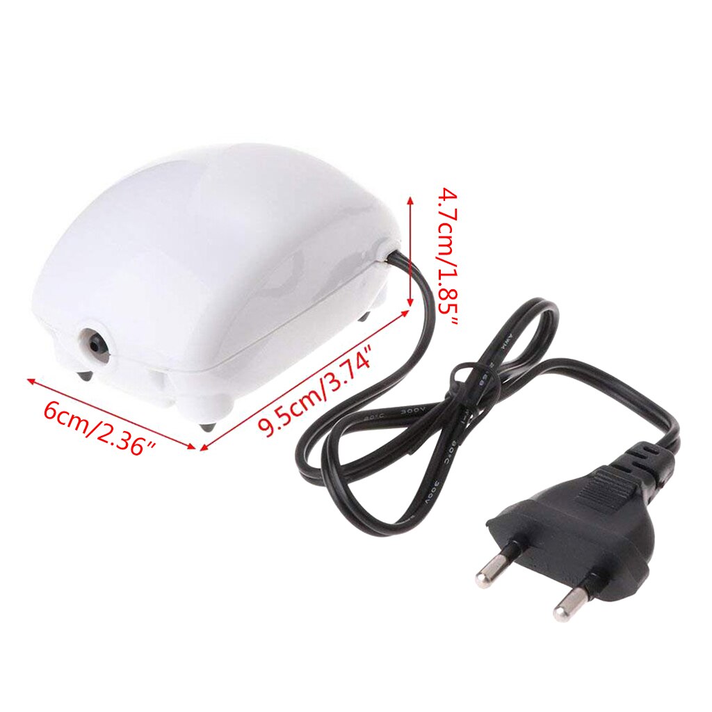 Ultra-Stille Aquarium Luchtpomp Aquarium Toenemende Zuurstof Pomp Us/Eu Plug Specificatie Compressie Schokabsorptie