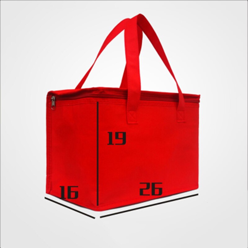 Foldable Large Cooler Bag Portable Food Cake Insulated Bag Aluminum Foil Thermal Box Waterproof Ice Pack Lunch box Bag: 10