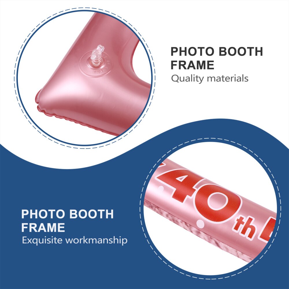 Cadre Photo gonflable en PVC, 1 pièce, accessoires de fête pour anniversaire, fourniture pour les 18 ans
