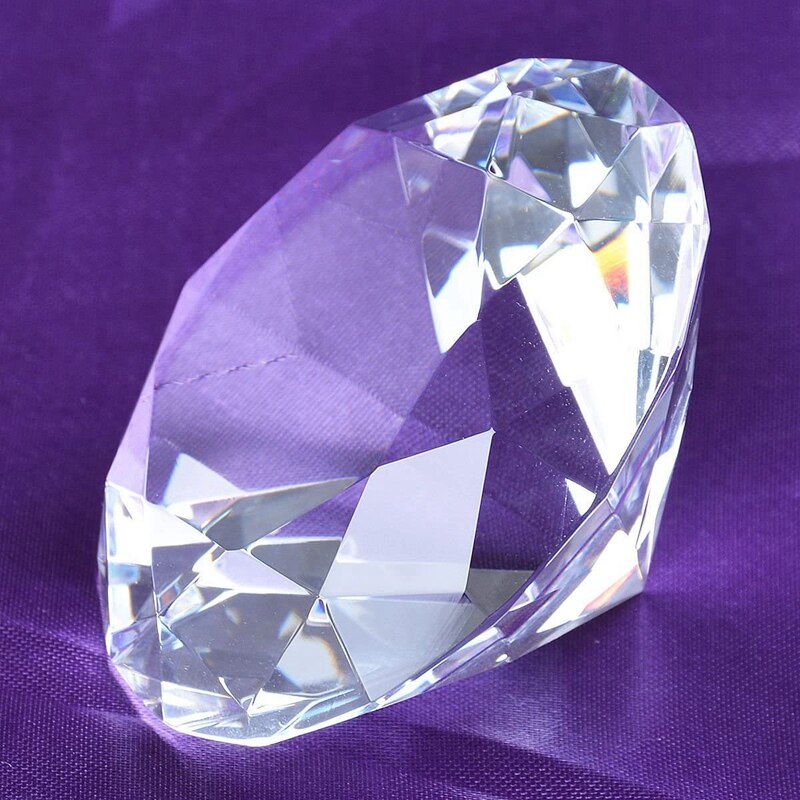 100Mm K9 Kristal Diamant Presse-papier Fonkelende Vormige Centerpieces Decoraties Schat Gems Jewel Presse-papier