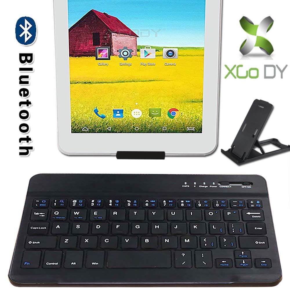 Klawiatura bezprzewodowa klawiatura bezprzewodowa Bluetooth dla tabletu XGODY T73Q 7 Cal/XGODY V7 akumulator dla systemu Android Ios Windows
