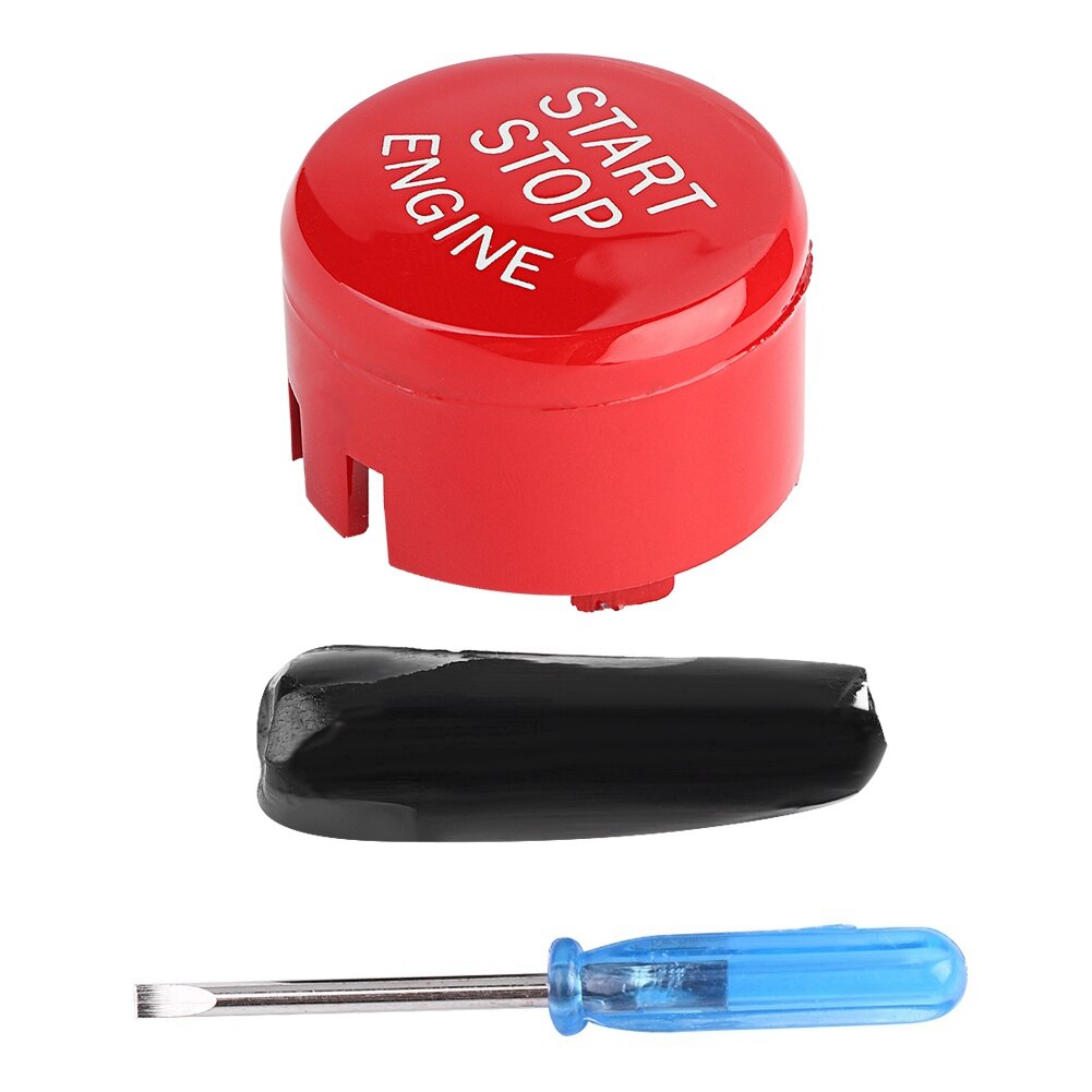 Motor start stopp bryter deksel for bmw  f26 f16 f15 f25 f48 x1 x3 x4 x5 x6 uten av-knapp bytt lokket: Rød