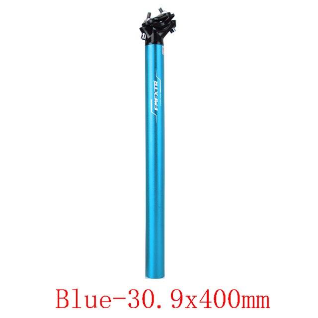 Tubo sella per Mountain Bike 31.6/30.9/27.2mm tubo sella sella tubo sella bicicletta pieghevole posteriore tubo sella galleggiante 27.2 reggisella: Blue-30.9