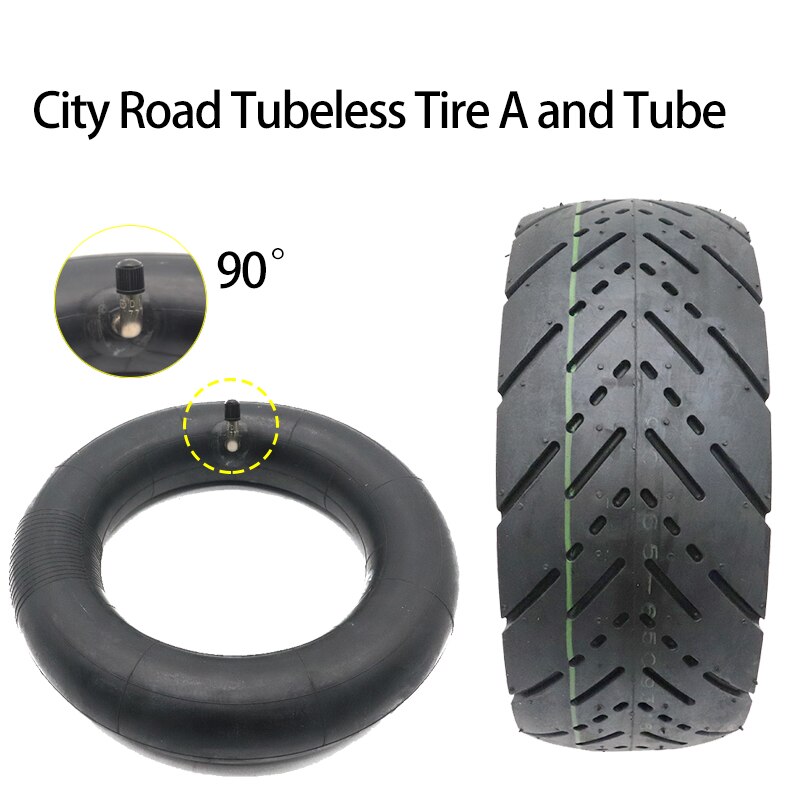 90/65-6.5 City Road Off Road Winter Snow Tires 11 Inch Tubeless Tire for Dualtron Ultra Speedual Plus Zero 11x Electric Scooters: Tubeless A and Tube
