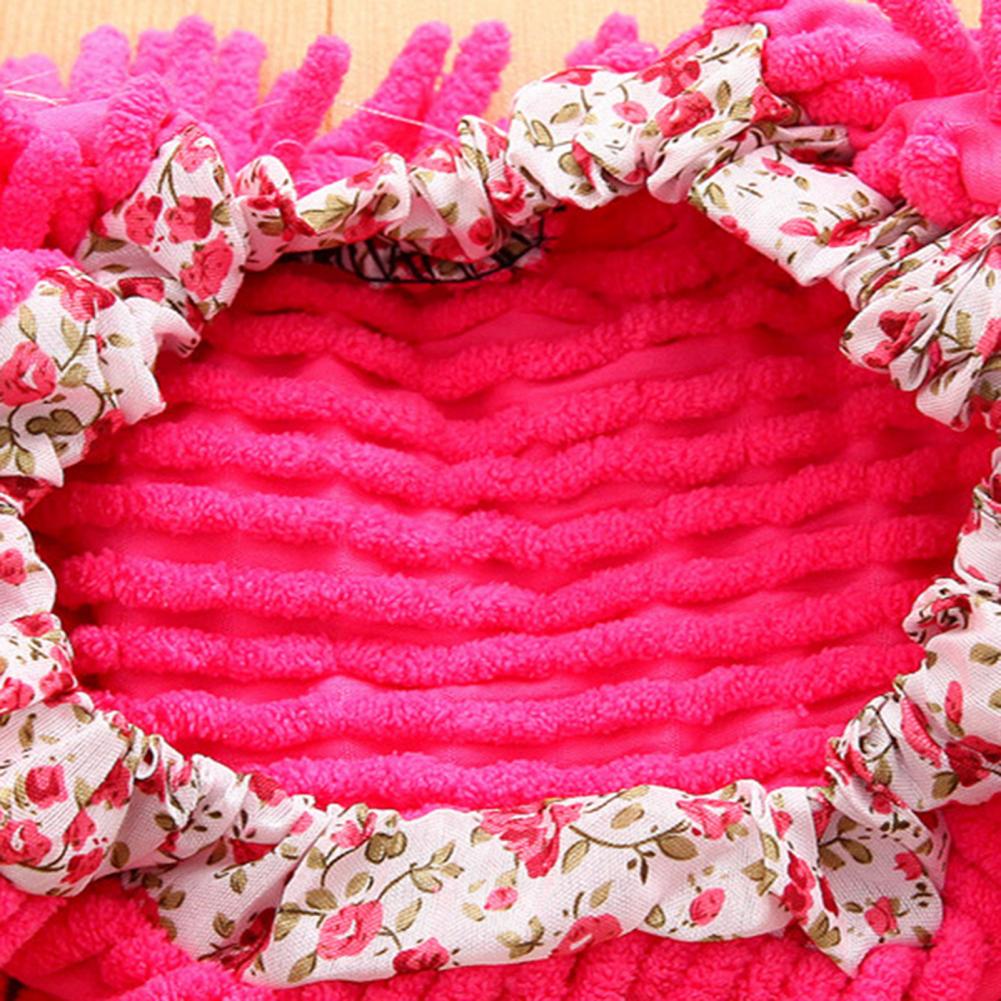 Shoes Cover Skin-friendly Dust Cleaning Soft Floor Mopping Cleaning Slipper for House Indoor Machine Washable Cloth Shoe Bag